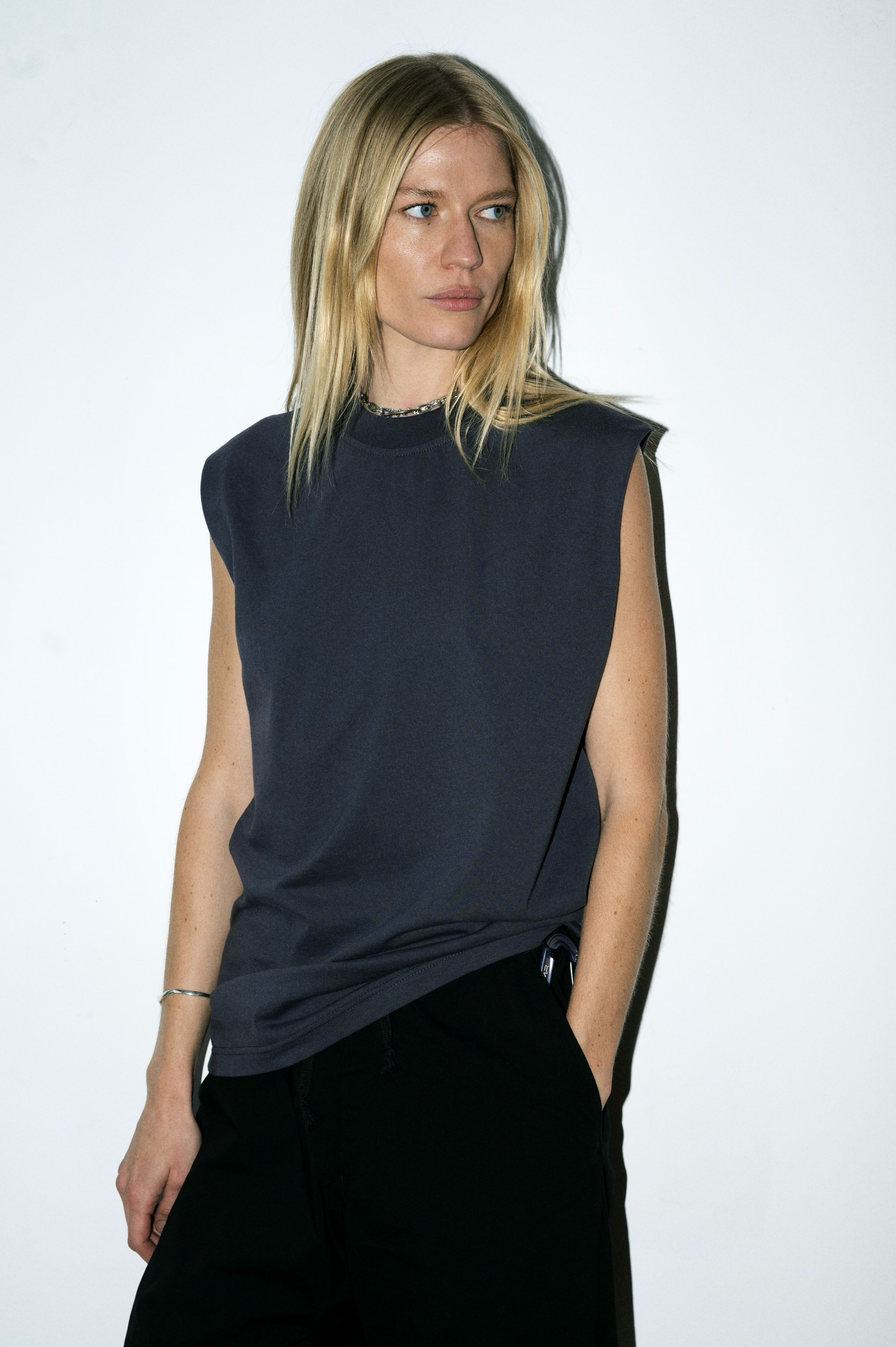 Lightweight Cotton Jersey Tank Top